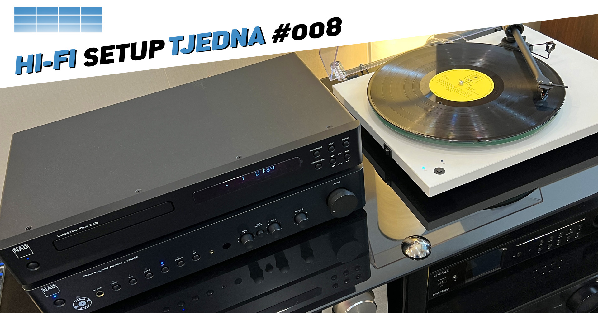 HI-FI SETUP TJEDNA: NAD, Acoustic Energy, Pro-Ject - 1640 EUR