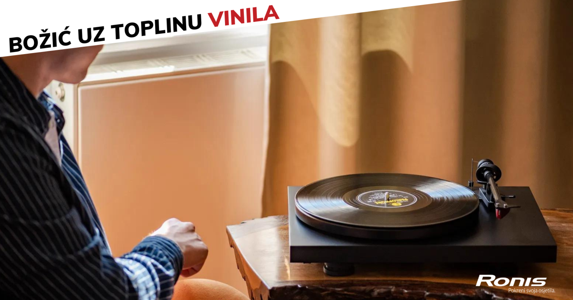 Tople večeri uz vinil: Blagdanska čarolija uz Pro-ject gramofone! 🌟