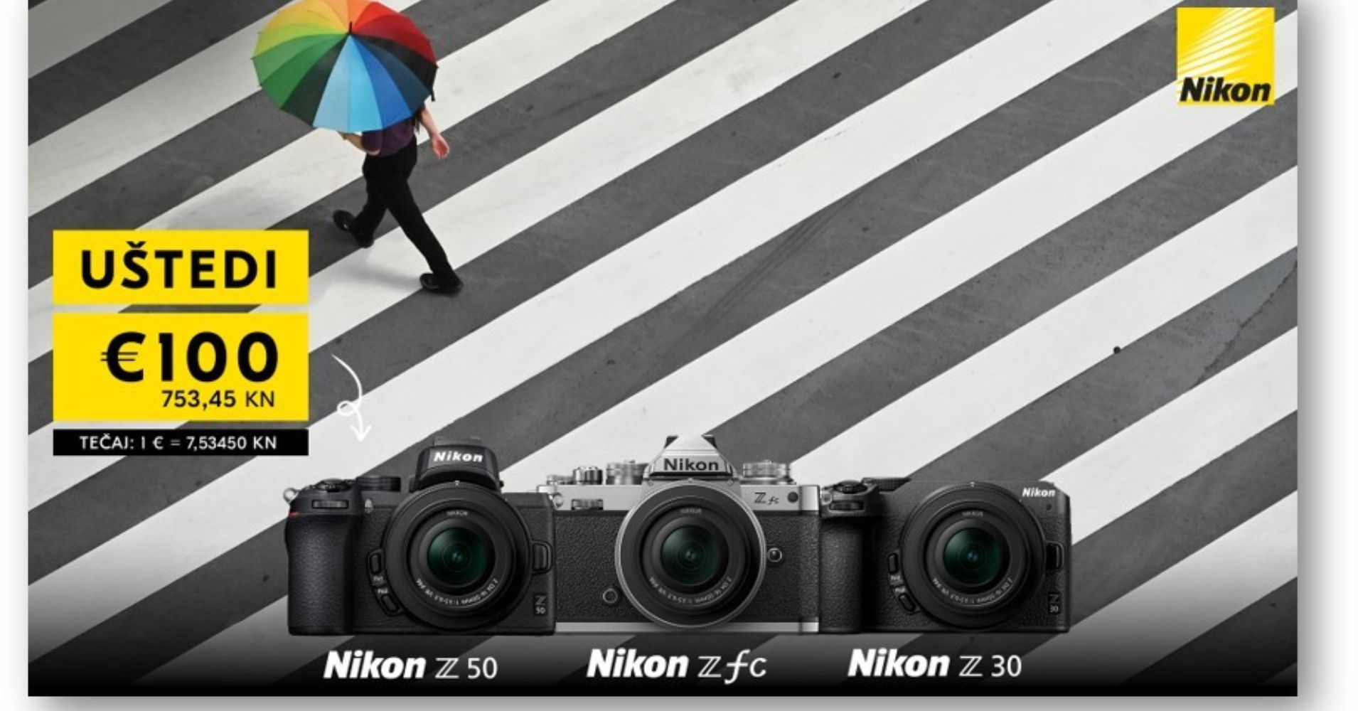 Nabavi novi Nikon DX fotoaparat i uštedi 100 €! 📷