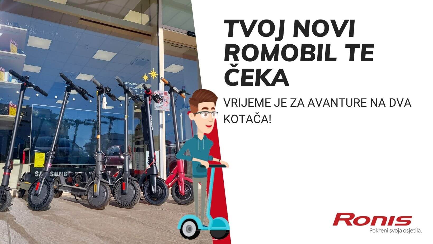 Uštedi na benzinu, biraj romobil 🛴