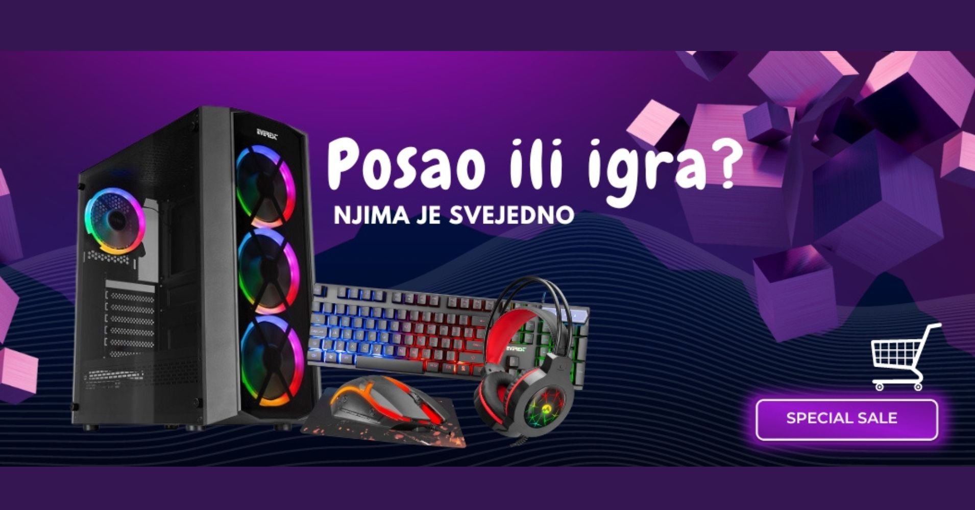 Uz kupnju vrhunskog stolnog računala PHOENIX dobivaš fantastični gaming set
