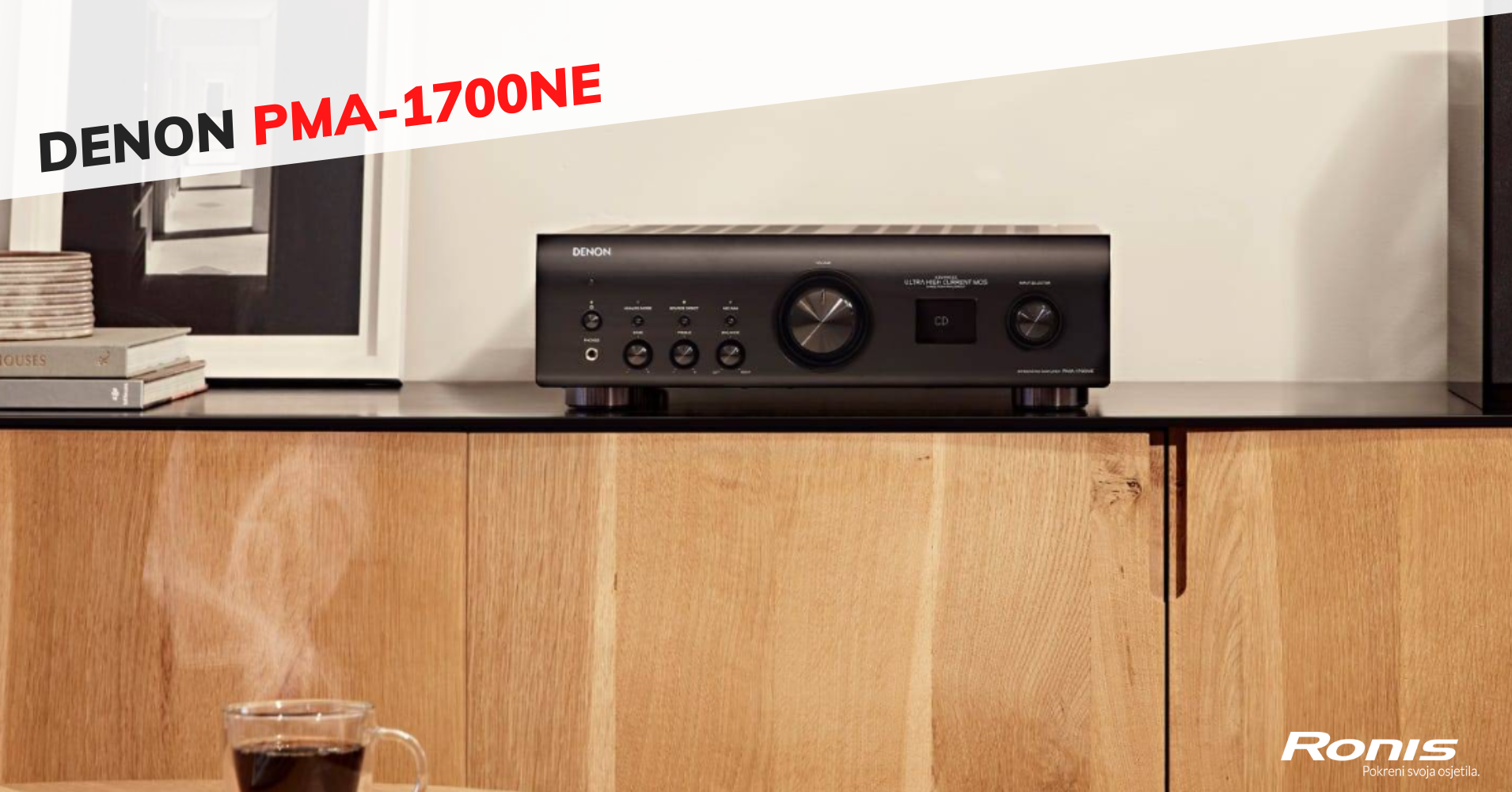 Uživaj u izvrsnoj kvaliteti zvuka uz DENON PMA-1700NE