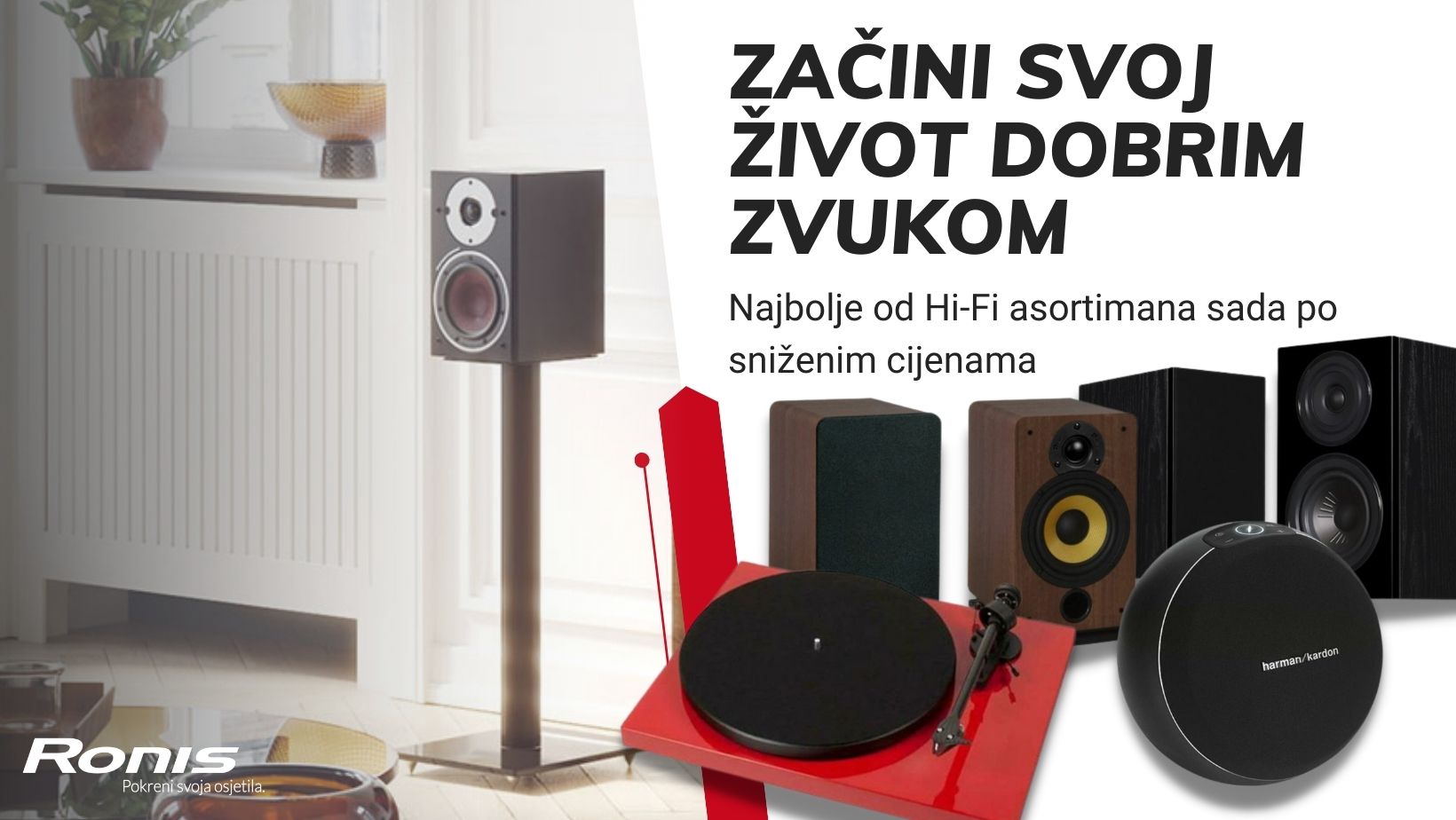 Velika Hi-Fi akcija! 🔉 Preko 40% popusta na odabrani Hi-Fi asortiman