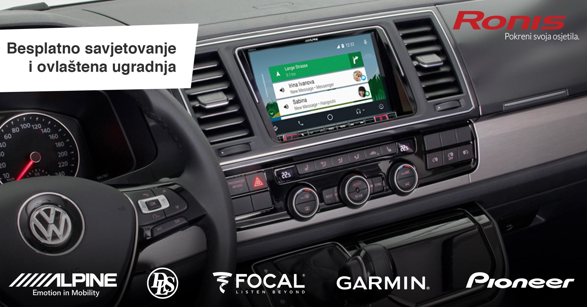 Vožnja je zabava! Alpine, DLS, Focal, Garmin, Pioneer sniženi do 25%