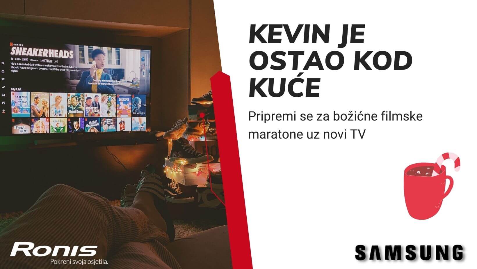 Zašto je Kevin ostao sam doma? 📺 Jer ima novu telku iz Ronisa!