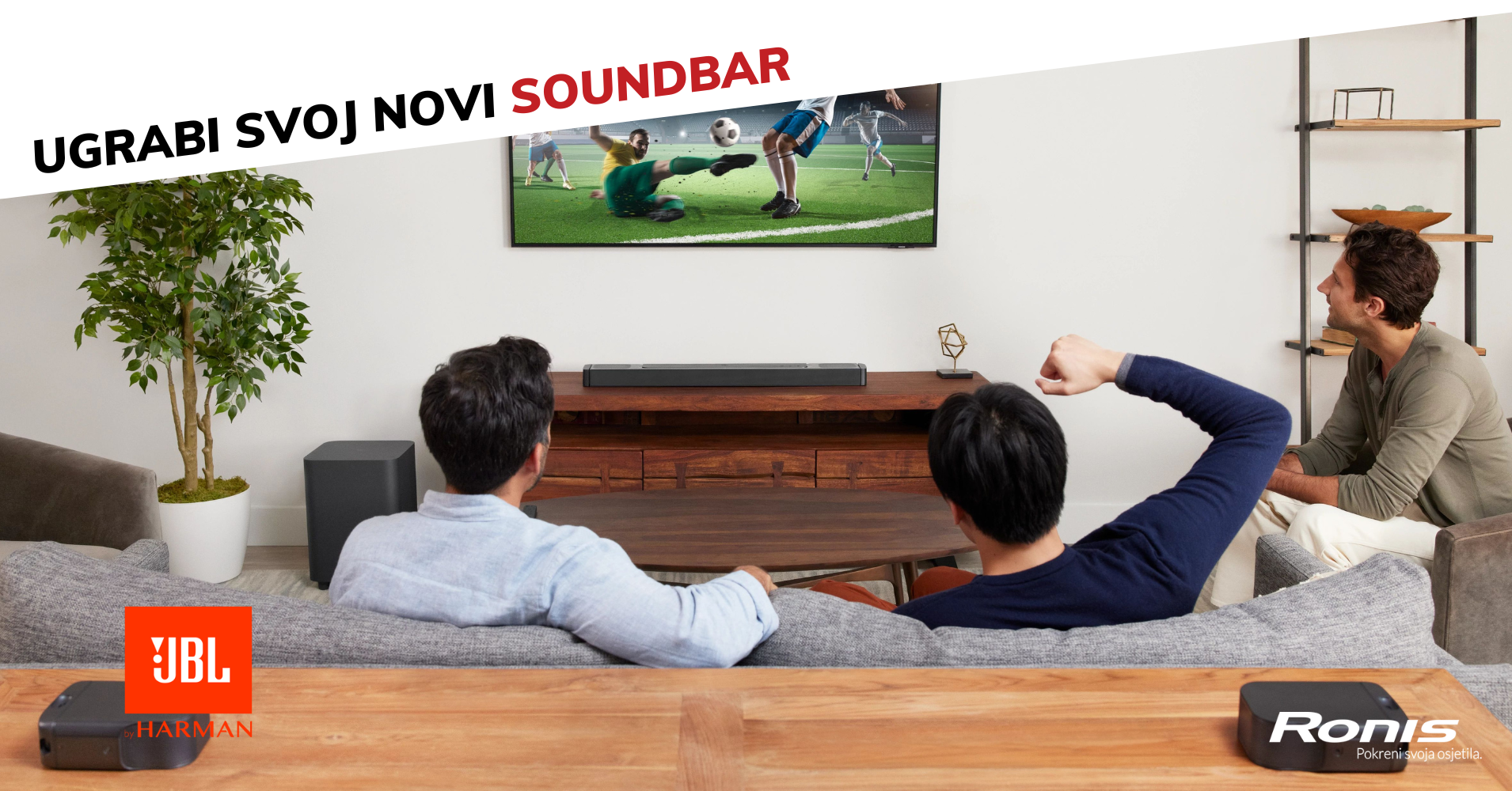 Zavladaj zvukom: Akcija na JBL soundbarove