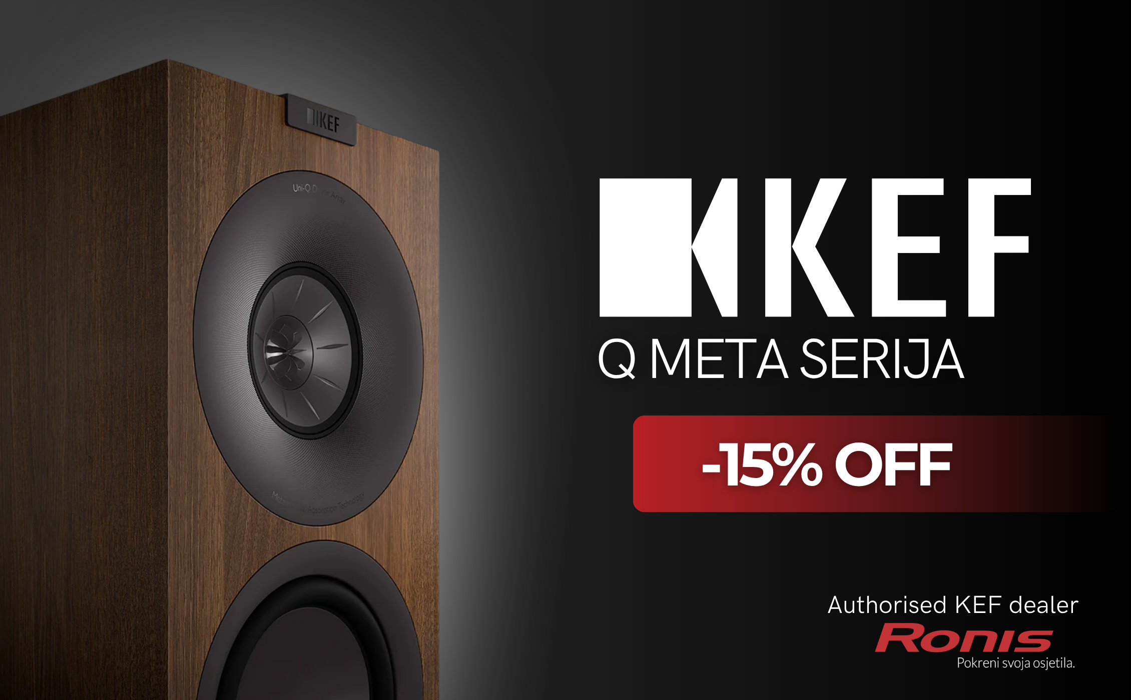 KEF uz -15% popusta!