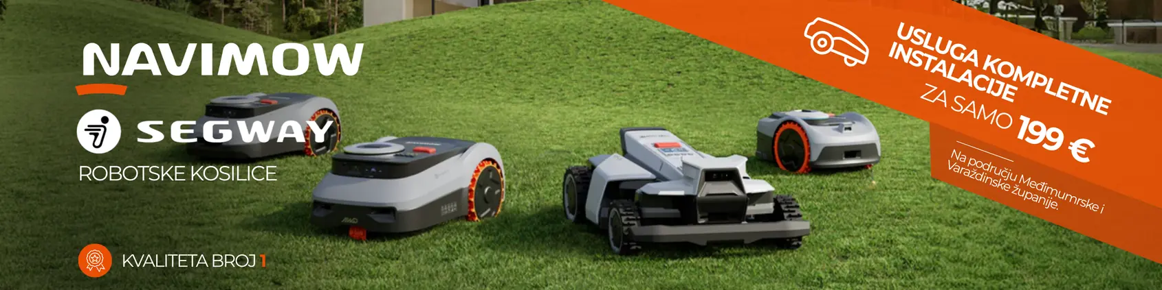 Segway robotske kosilice