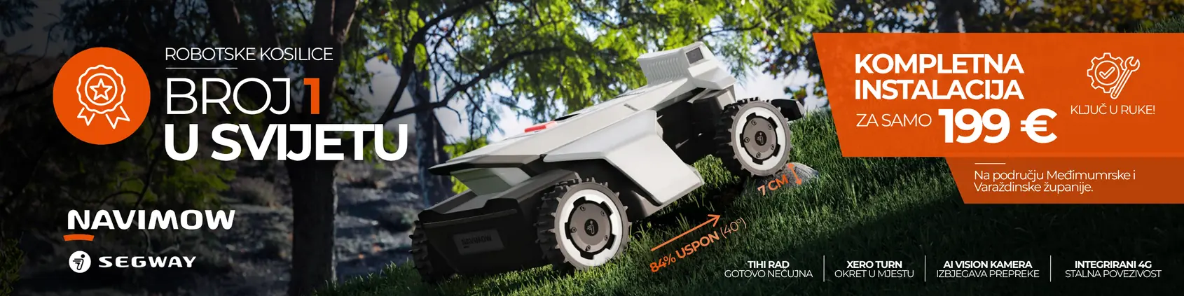 Segway robotske kosilice