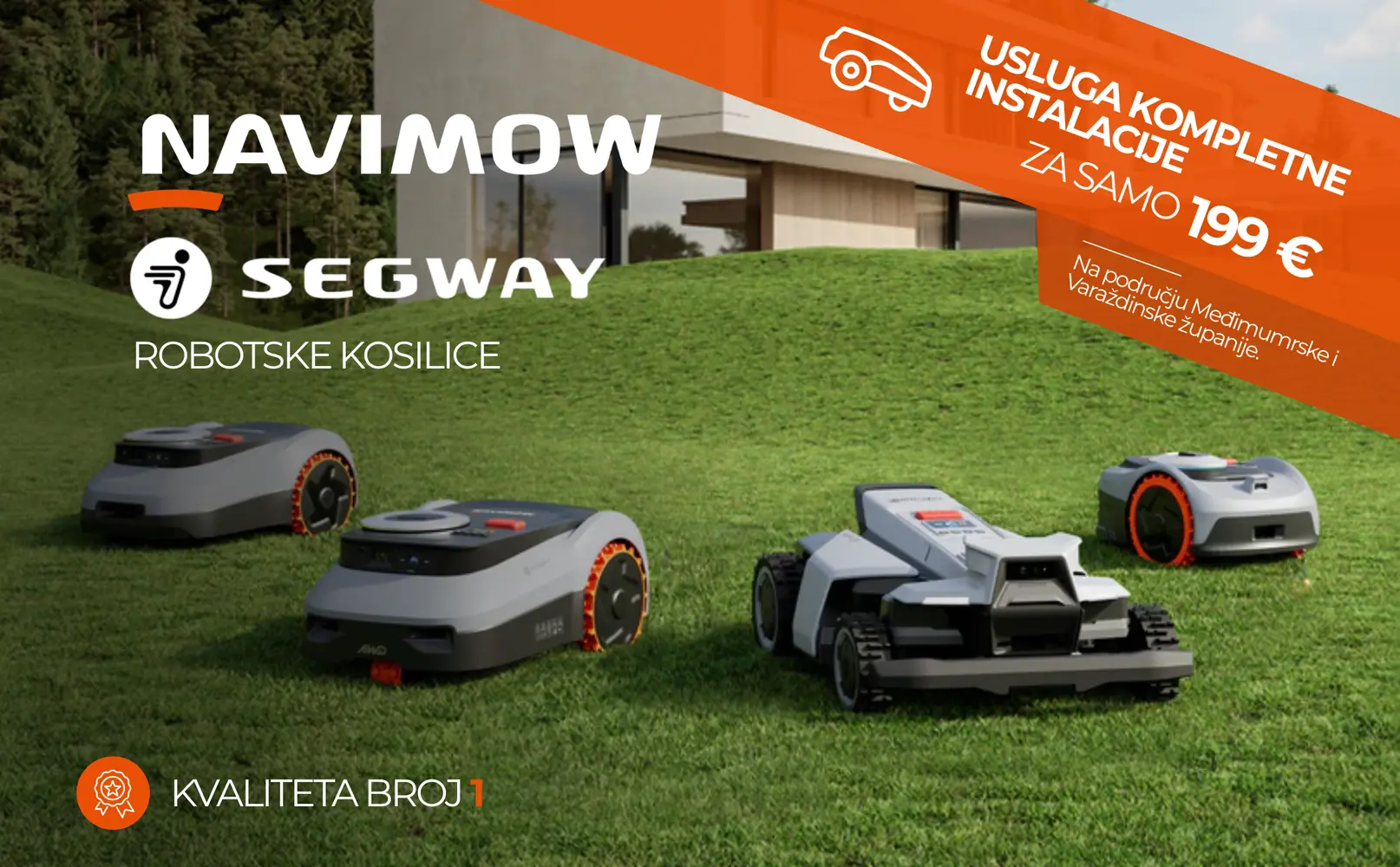 Segway robotske kosilice
