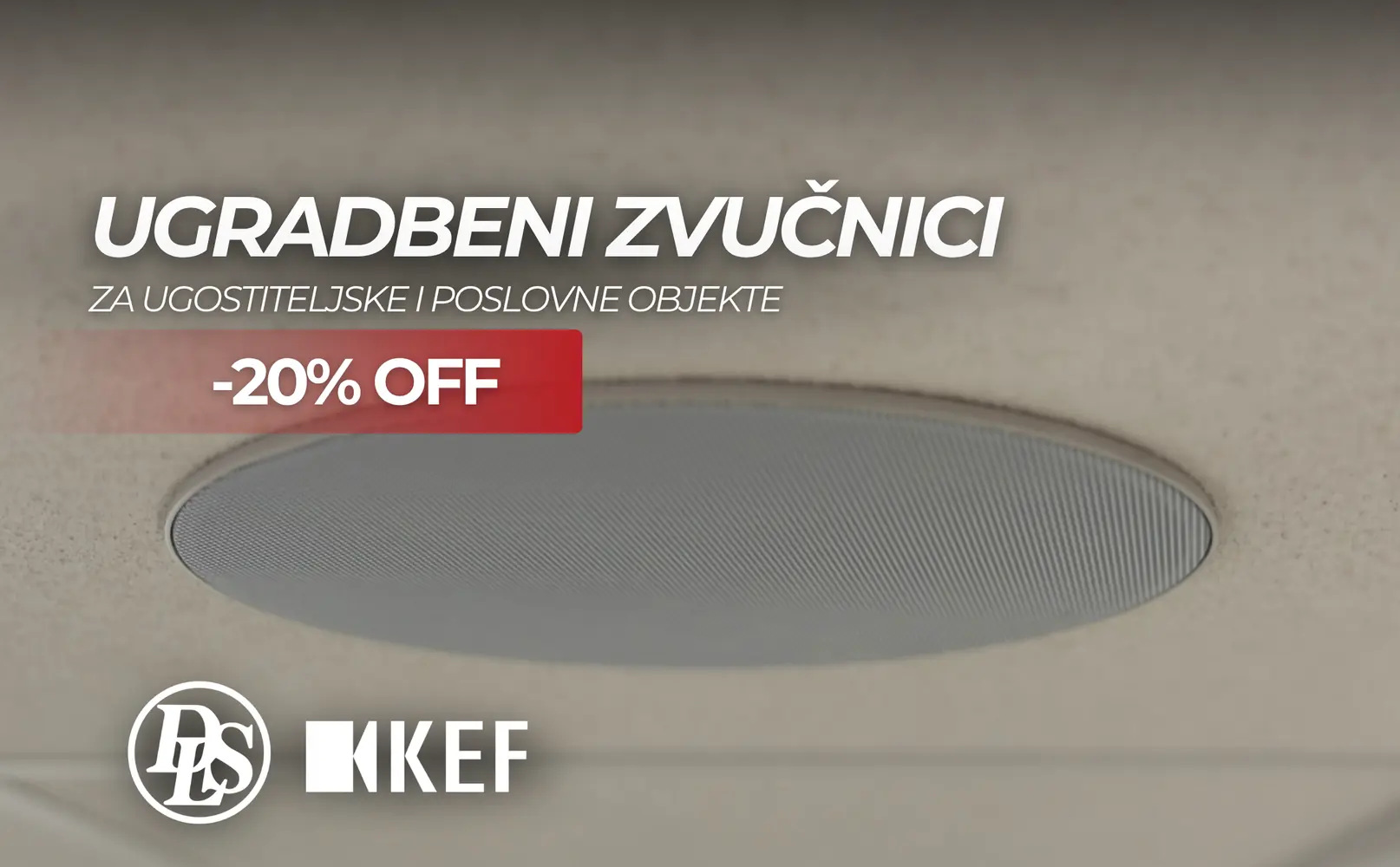 Ugradbeni zvučnici na akciji -20%