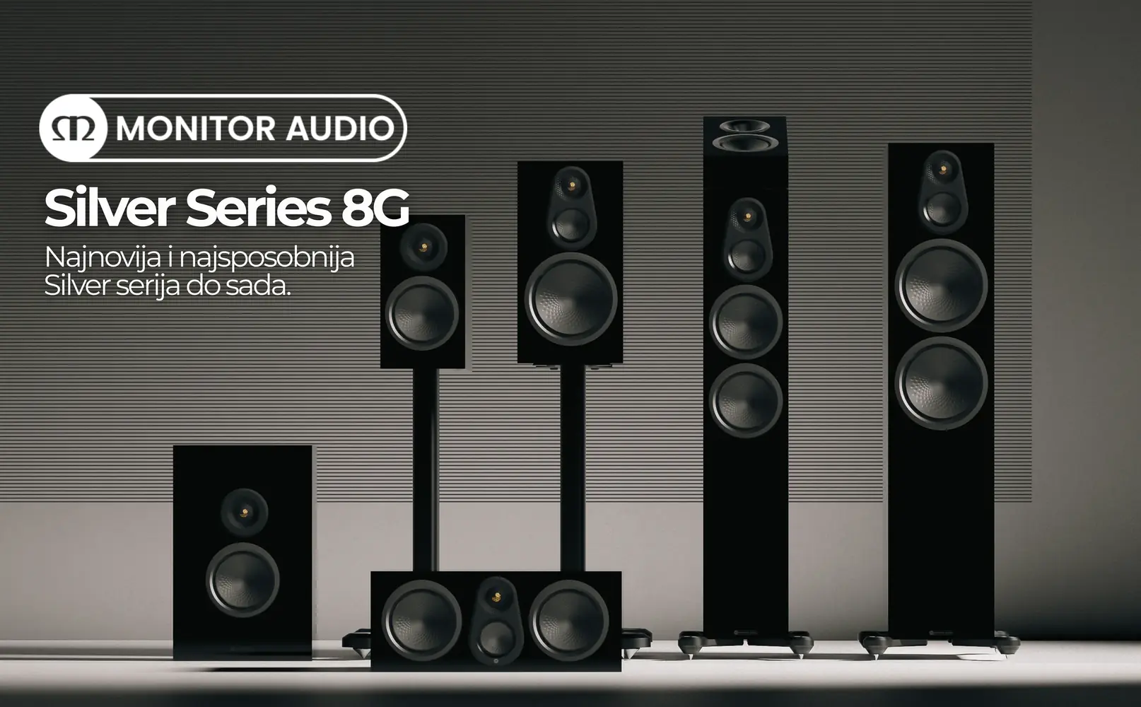 Nova serija Monitor Audio zvučnika!